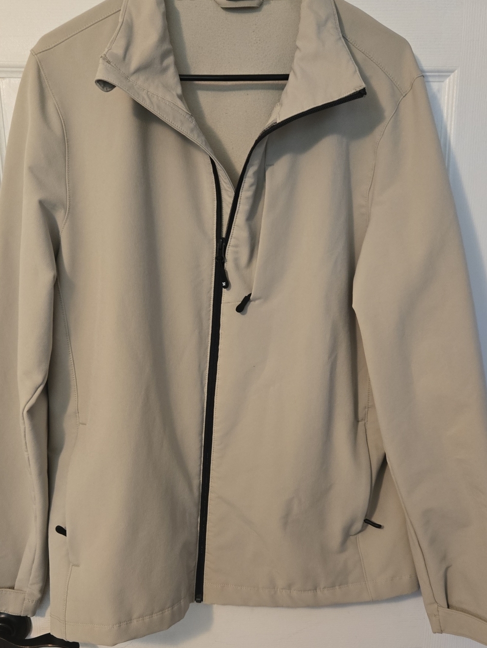 32 Degrees Men's Light Beige Zip-Up Jacket